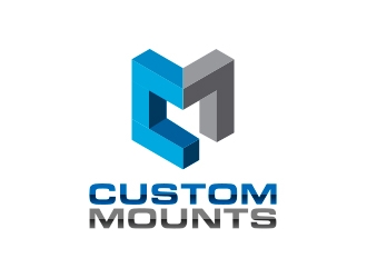 Custom Mounts logo design by MarkindDesign