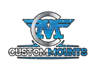 Custom Mounts logo design by DreamLogoDesign