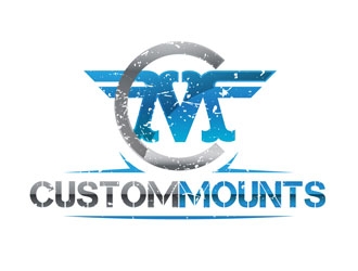 Custom Mounts logo design by DreamLogoDesign