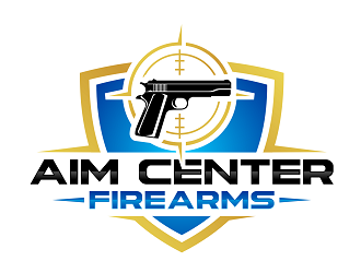 Aim Center Firearms logo design by haze
