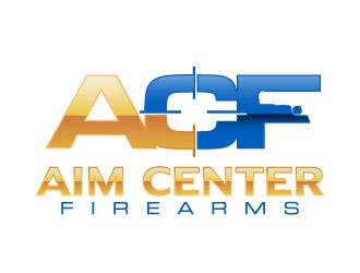 Aim Center Firearms logo design by daywalker