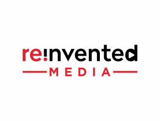 reinvented media logo design by puthreeone