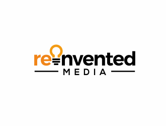 reinvented media logo design by kimora