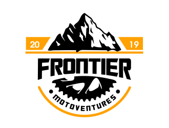frontier motoventures logo design by JessicaLopes
