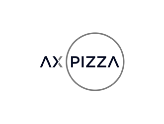 AX PIZZA logo design by KQ5