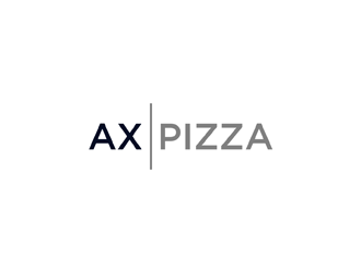 AX PIZZA logo design by KQ5