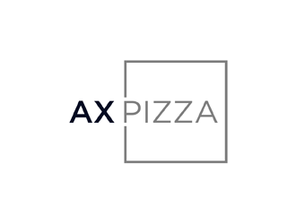AX PIZZA logo design by KQ5