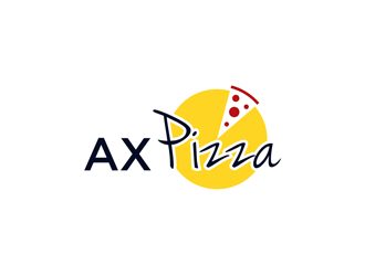 AX PIZZA logo design by KQ5