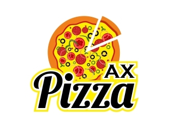 AX PIZZA logo design by ruki