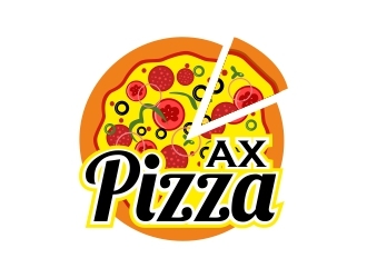 AX PIZZA logo design by ruki