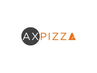 AX PIZZA logo design by bricton