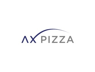 AX PIZZA logo design by bricton
