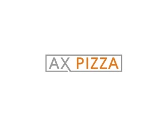 AX PIZZA logo design by bricton