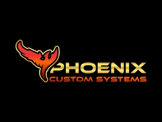phoenix custom systems logo design by cikiyunn