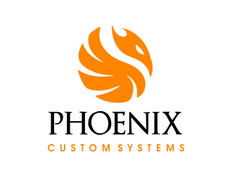 phoenix custom systems logo design by JessicaLopes