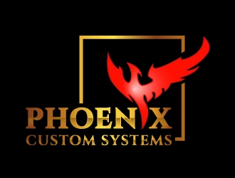 phoenix custom systems logo design by cybil