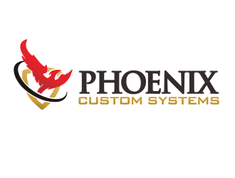 phoenix custom systems logo design by YONK
