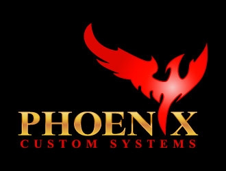phoenix custom systems logo design by daywalker
