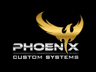 phoenix custom systems logo design by usef44