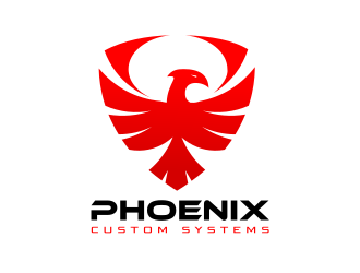 phoenix custom systems logo design by Rossee
