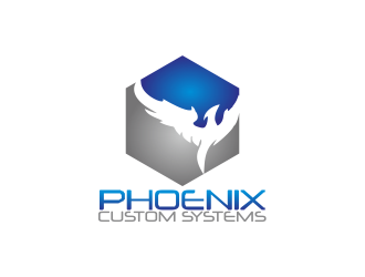 phoenix custom systems logo design by Greenlight