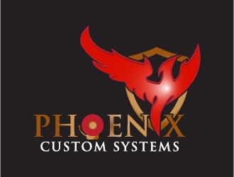 phoenix custom systems logo design by twomindz