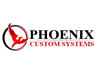 phoenix custom systems logo design by THOR_