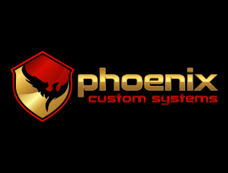 phoenix custom systems logo design by done