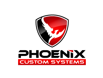 phoenix custom systems logo design by THOR_