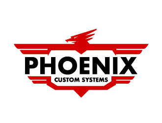 phoenix custom systems logo design by Ultimatum