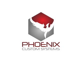 phoenix custom systems logo design by Greenlight