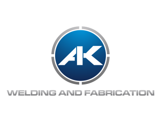 AK Welding and Fabrication logo design by p0peye