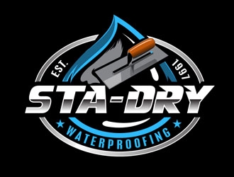 Sta-Dry Waterproofing logo design by DreamLogoDesign