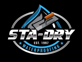Sta-Dry Waterproofing logo design by DreamLogoDesign