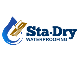 Sta-Dry Waterproofing logo design by Coolwanz
