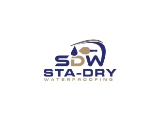 Sta-Dry Waterproofing logo design by bricton