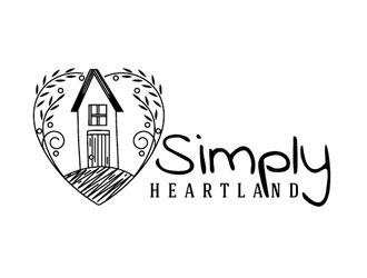 Simply Heartland logo design by logoguy