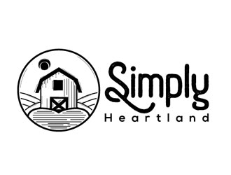 Simply Heartland logo design by logoguy