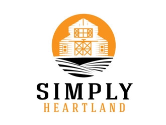 Simply Heartland logo design by logoguy