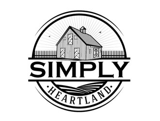 Simply Heartland logo design by logoguy