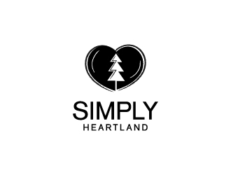Simply Heartland logo design by Anizonestudio
