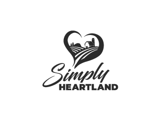 Simply Heartland logo design by lestatic22
