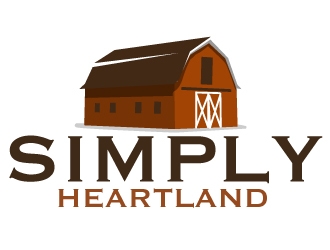 Simply Heartland logo design by ElonStark