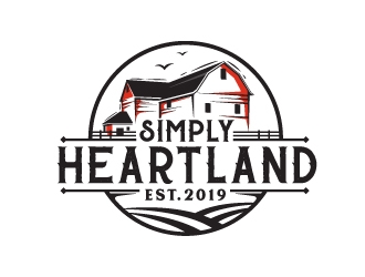 Simply Heartland logo design by dasigns
