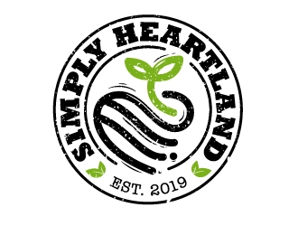 Simply Heartland logo design by dasigns
