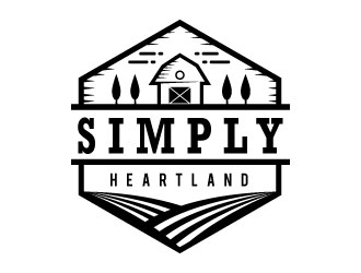 Simply Heartland logo design by Suvendu