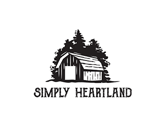 Simply Heartland logo design by logolady