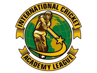 International Cricket Academy League logo design by Suvendu