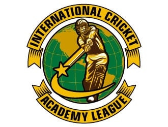International Cricket Academy League logo design by Suvendu