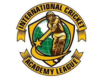 International Cricket Academy League logo design by Suvendu